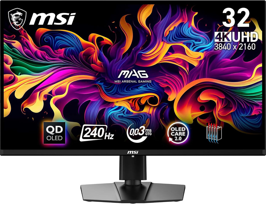 MSI MAG 321UPX QD-OLED Review: 31.5" 4K, 240Hz, 0.03ms – Best Value QD-OLED Gaming Monitor 2026?