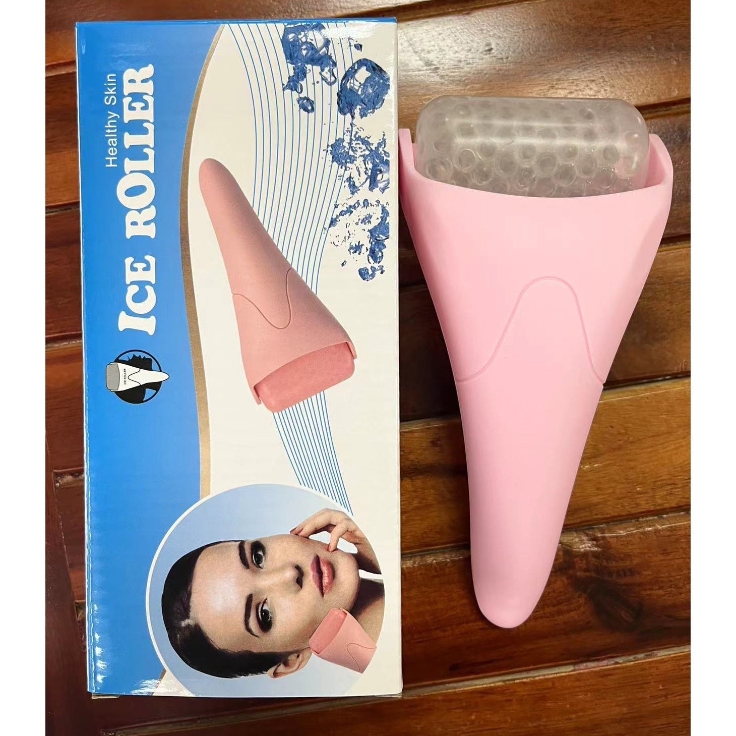 Eisroller Massagegerät Gesichts Eiskopf Roller Massage