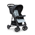 Hauck Shopper Neo II | Buggy bis 22 kg mit Liegefunktion & 2x Tablett | Schwarz Grau