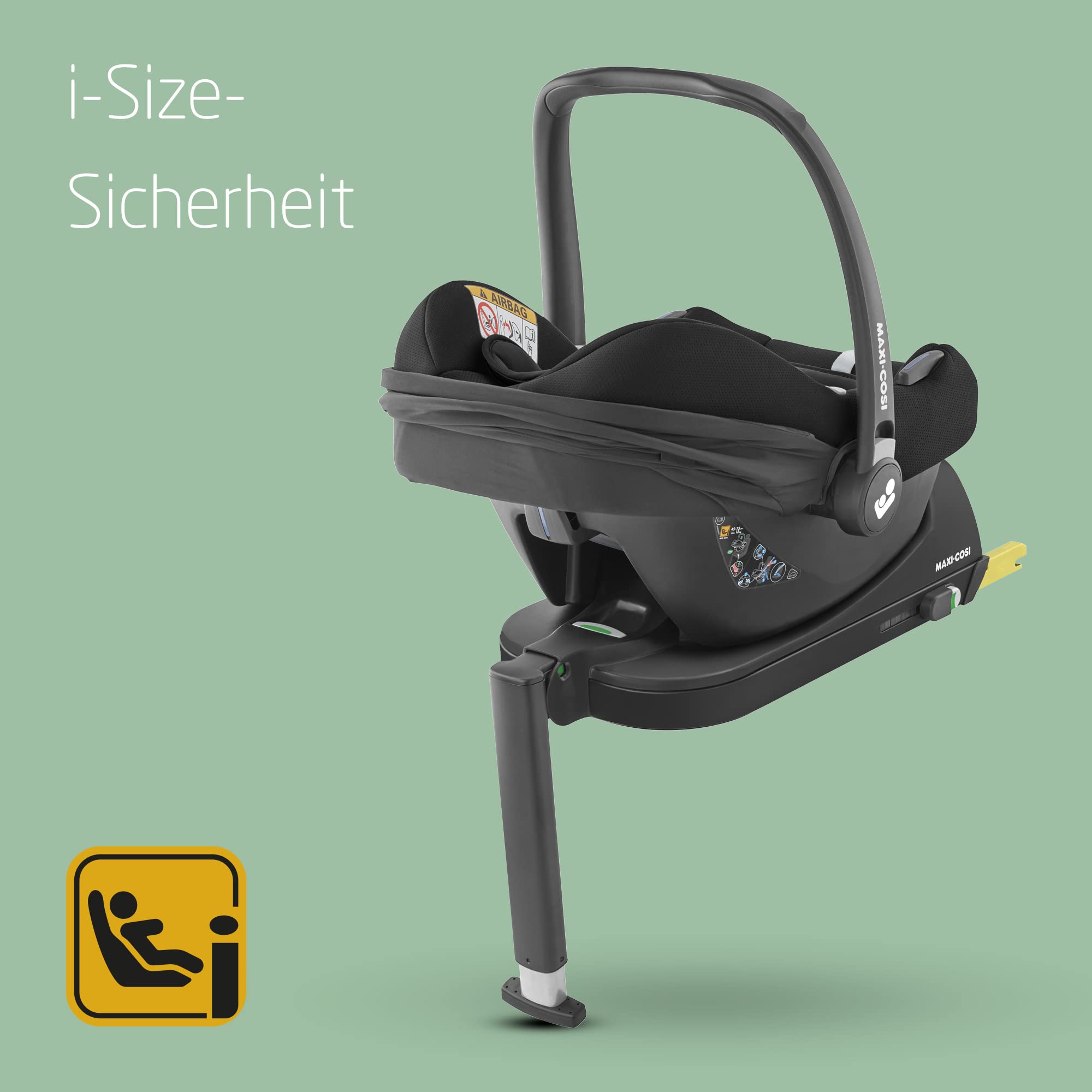Maxi-Cosi CabrioFix i-Size Babyschale | Nur 3,2 kg (0–12 Monate, 40–75 cm)