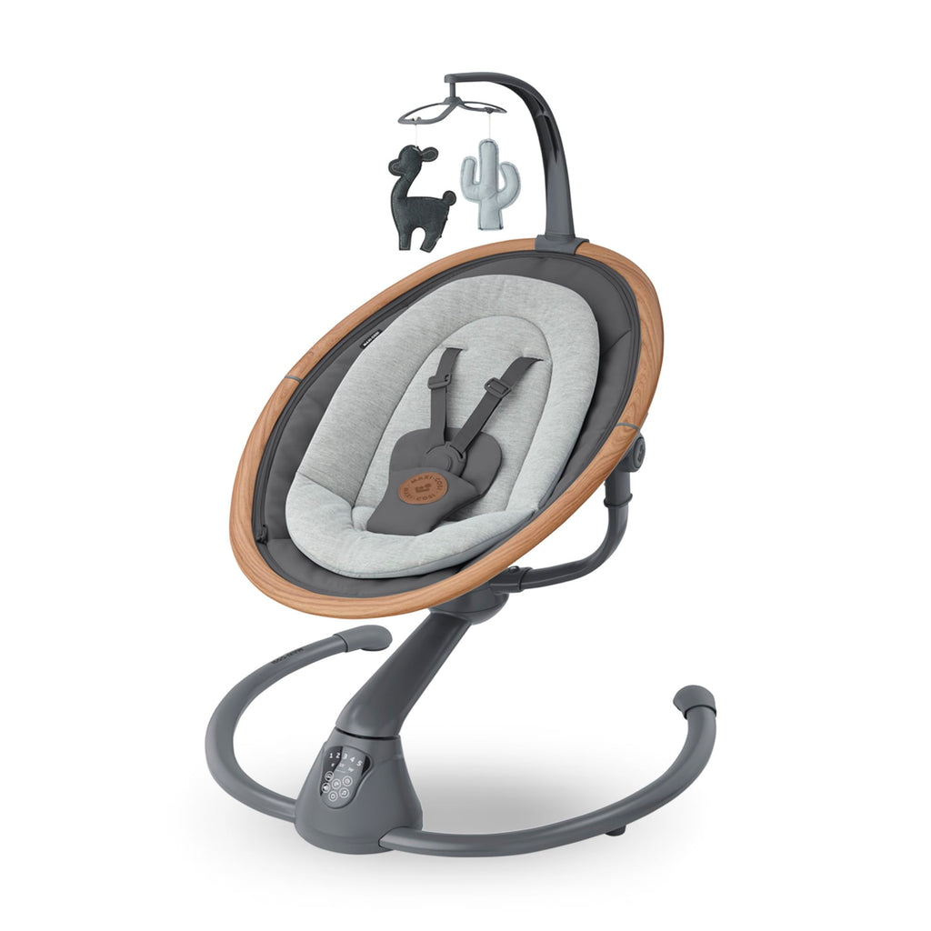 Maxi-Cosi Cassia Babywippe Elektrisch | 360° Drehung & Auto-Modus | Essential Graphite