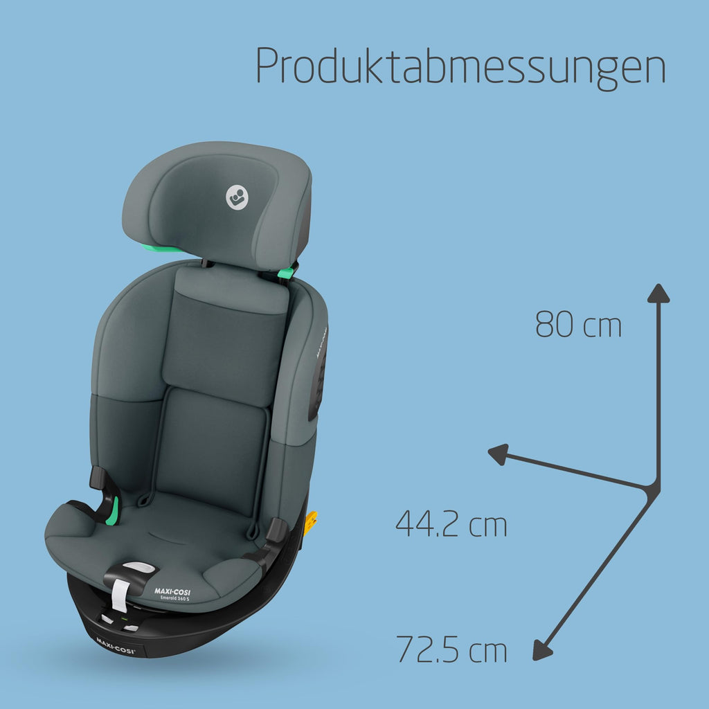 Maxi-Cosi Emerald 360 S i-Size | 360° Kindersitz (40–150 cm, 0–12 Jahre)