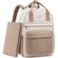 LOVEVOOK Wickelrucksack Groß Beige | Mit Wickelauflage & Kinderwagengurte
