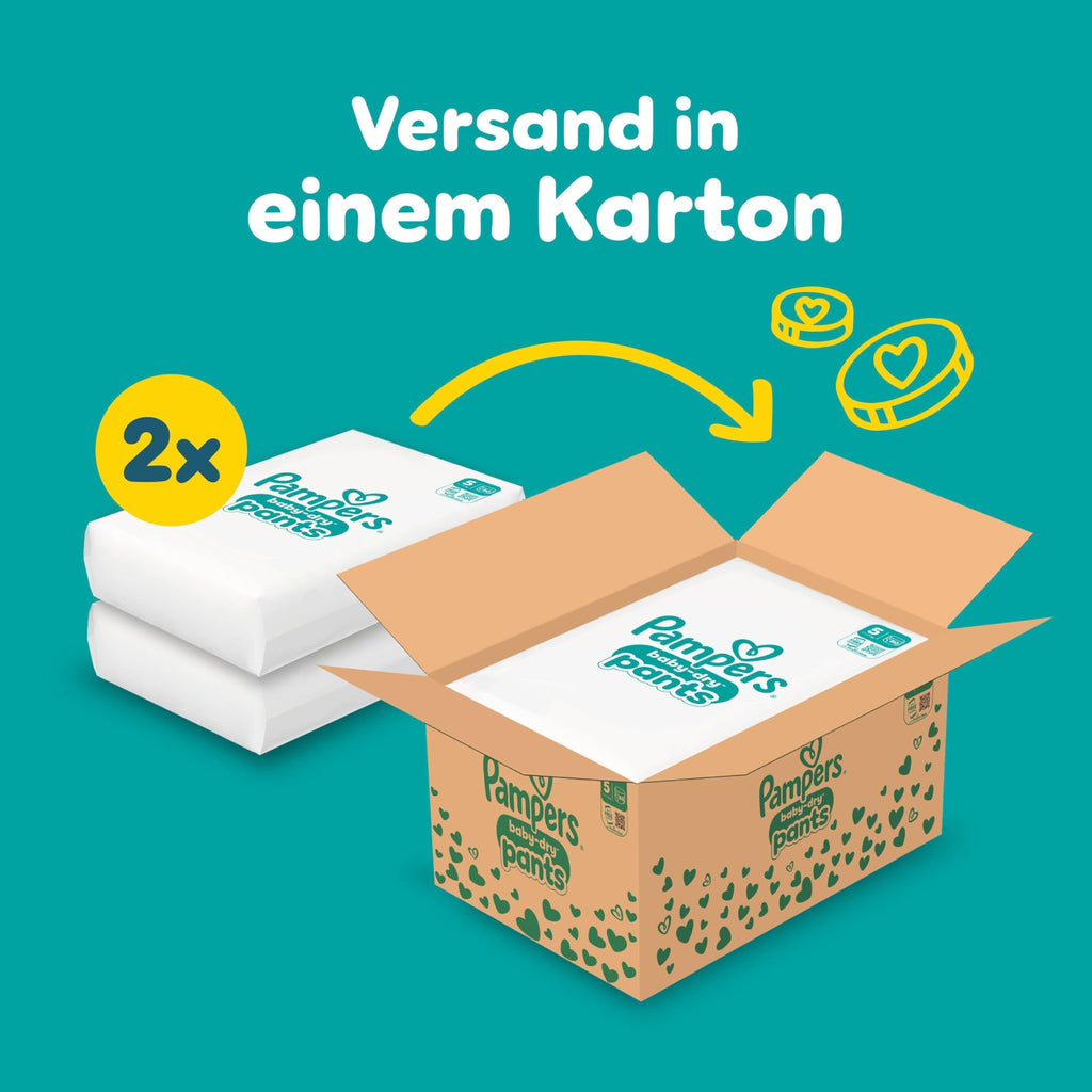 Pampers Baby-Dry Pants Größe 5, 160 Stück, 11kg-17kg