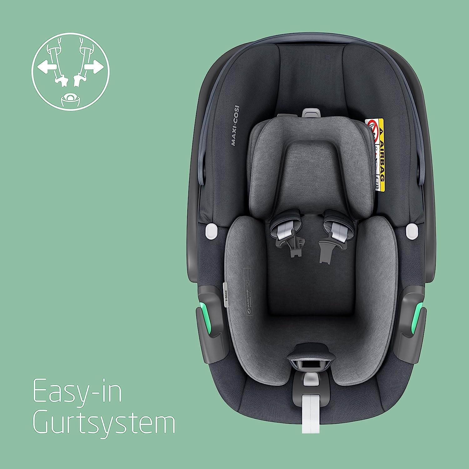 Maxi-Cosi Pebble 360 i-Size Babyschale | 360° drehbar, ClimaFlow (0–15 Monate)