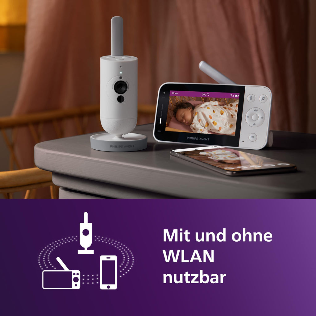 Philips AVENT Connected Babyphone SCD951/26 | Full-HD