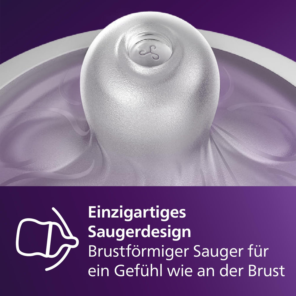 Philips AVENT Babyflaschen Geschenkset mit AirFree Ventil | 4-teilig & BPA-frei | 0-12 Monate