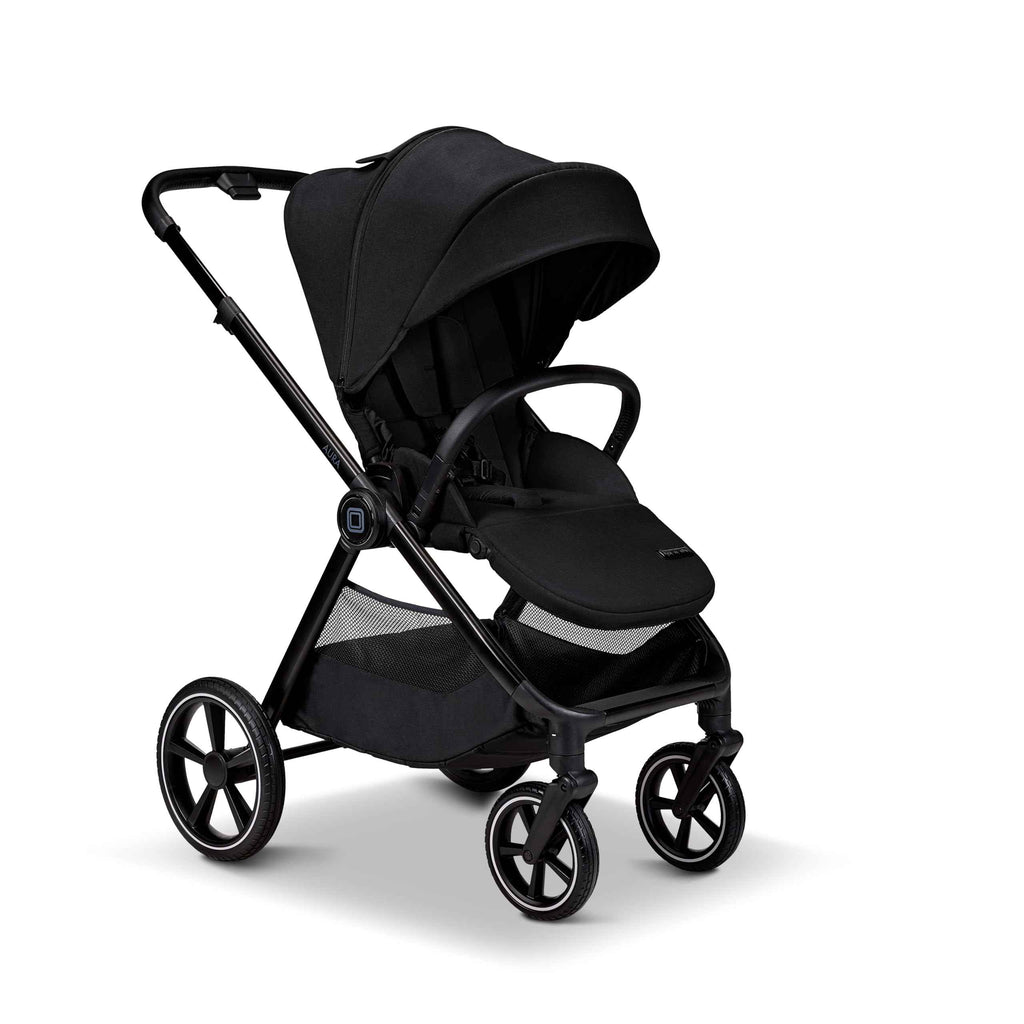 MOON Kombikinderwagen Aura onyx/melange