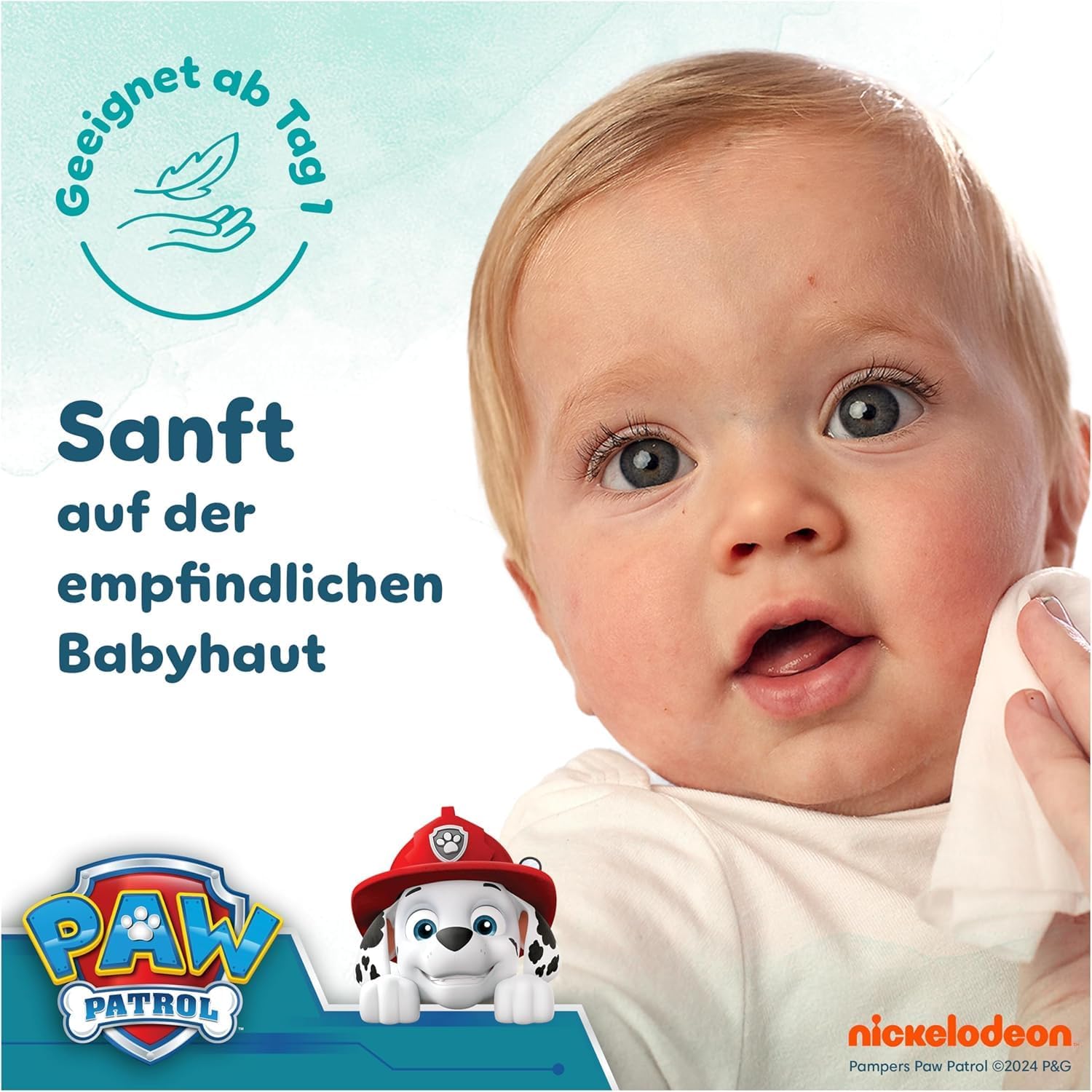 Pampers Harmonie Aqua Feuchttücher Paw Patrol (720 Stk.) – 15x48 | Limitiert