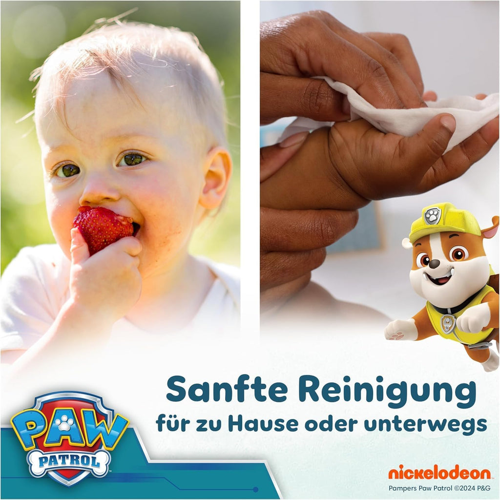 Pampers Harmonie Aqua Feuchttücher Paw Patrol (720 Stk.) – 15x48 | Limitiert