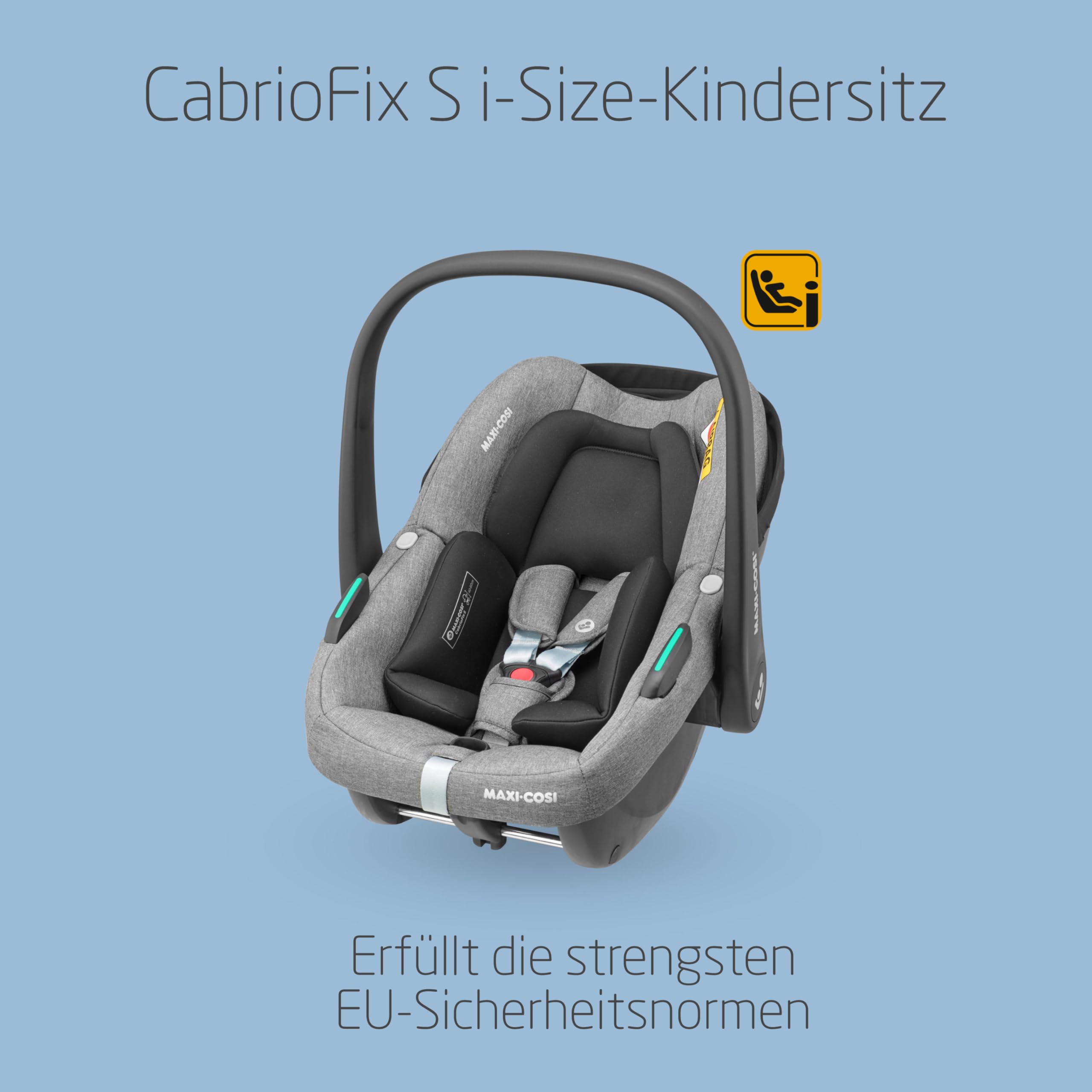 Maxi-Cosi Zelia Select Trio 3-in-1 | Inkl. CabrioFix S i-Size | Bis 22 kg & Grau