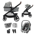 Maxi-Cosi Zelia Select Trio 3-in-1 | Inkl. CabrioFix S i-Size | Bis 22 kg & Grau
