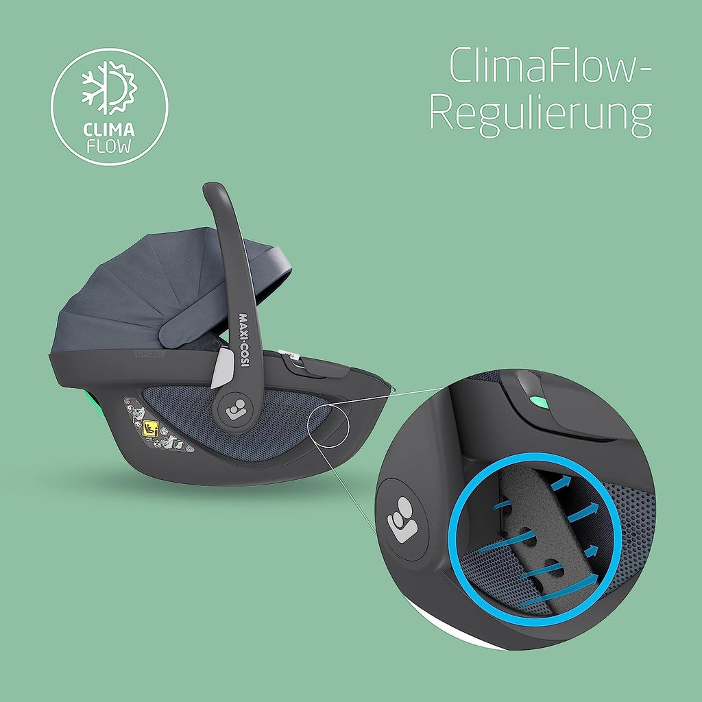 Maxi-Cosi Pebble 360 i-Size Babyschale | 360° drehbar, ClimaFlow (0–15 Monate)