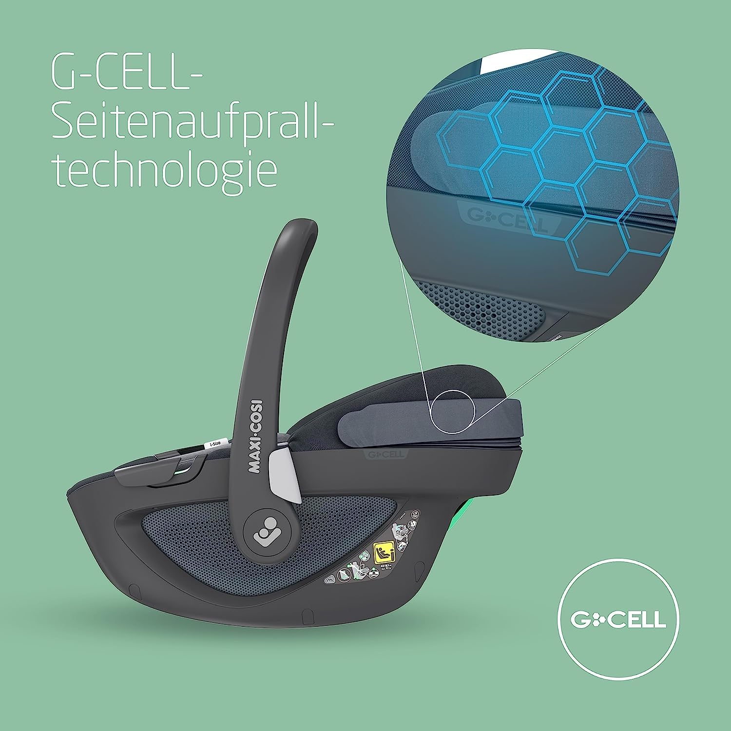 Maxi-Cosi Pebble 360 i-Size Babyschale | 360° drehbar, ClimaFlow (0–15 Monate)