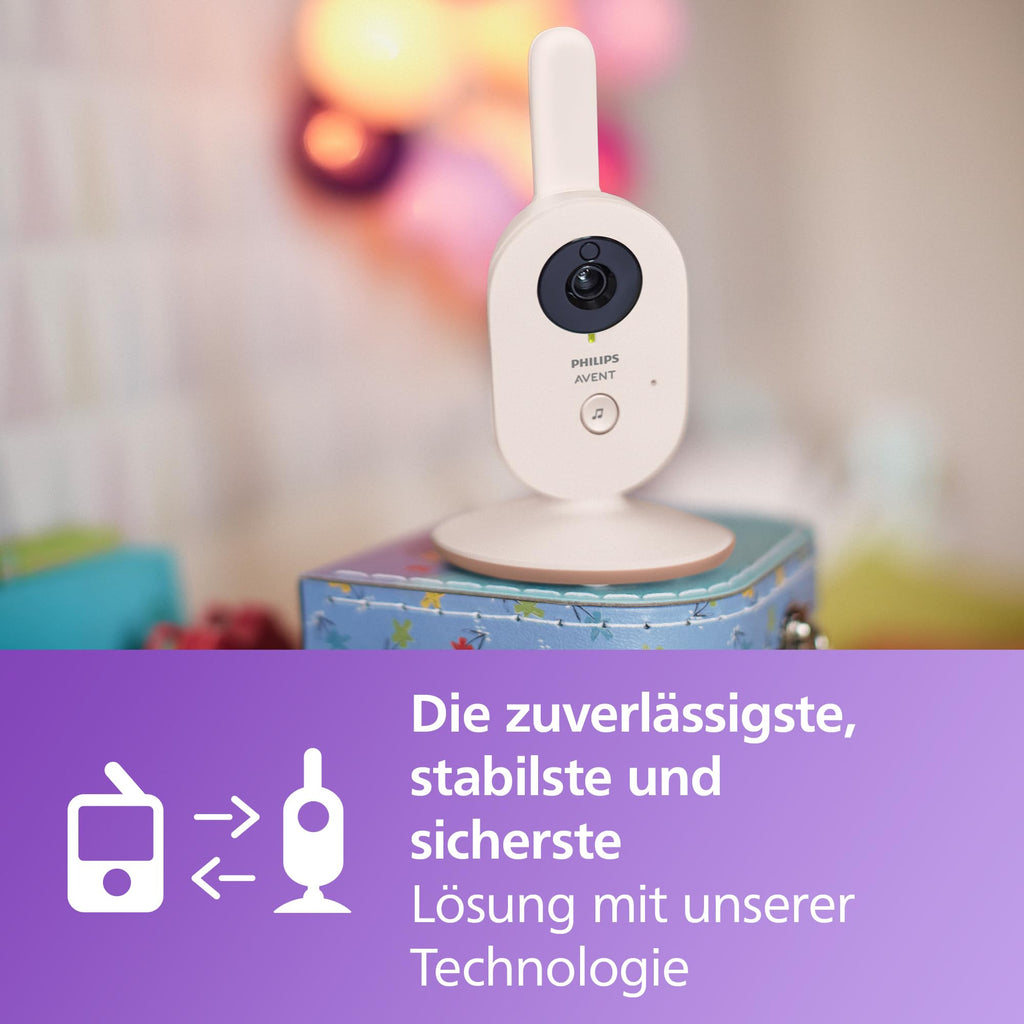 Philips AVENT Babyphone Advanced SCD881/26 | DEKRA-Zertifiziert & 2,8" Display | 2x Zoom