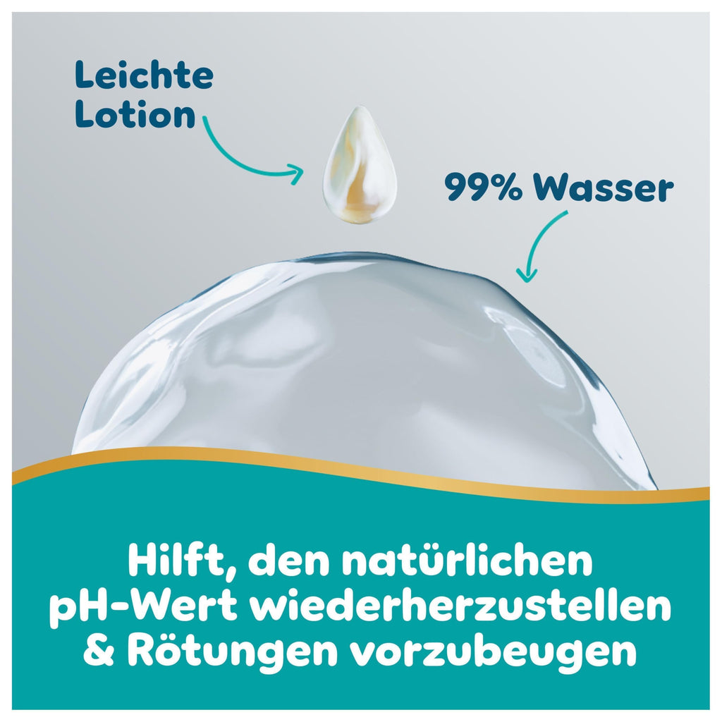 Pampers Aqua Soft Touch Feuchttücher (864 Stk.) – 18x48 | 99% Wasser