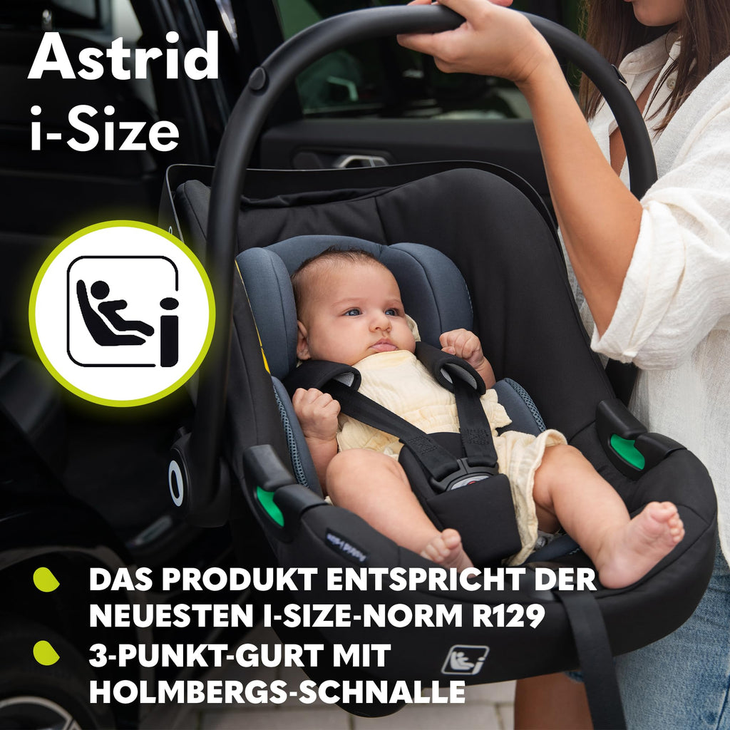 Lionelo ASTRID i-Size Babyschale | Reboarder mit Dri-Seat & Seitenschutz (40–87 cm)