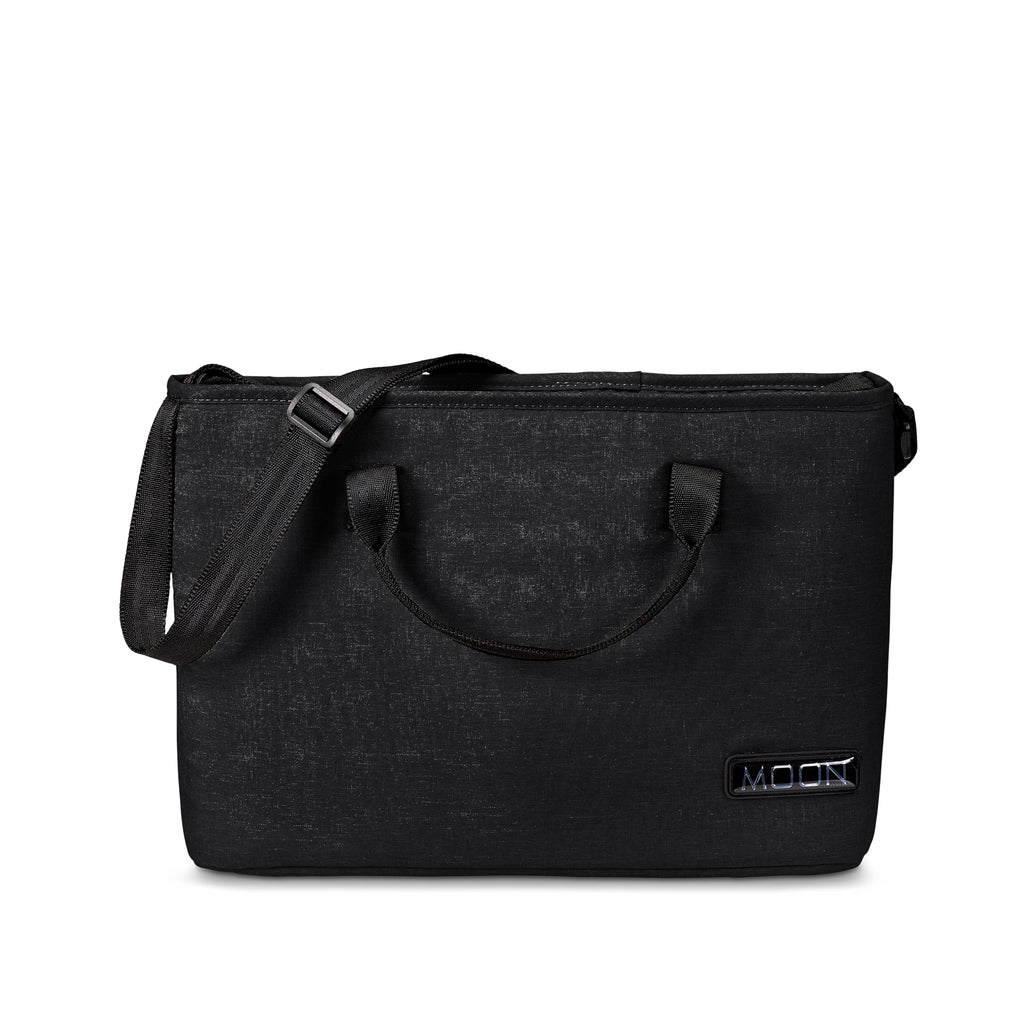 MOON Kombikinderwagen Aura onyx/melange
