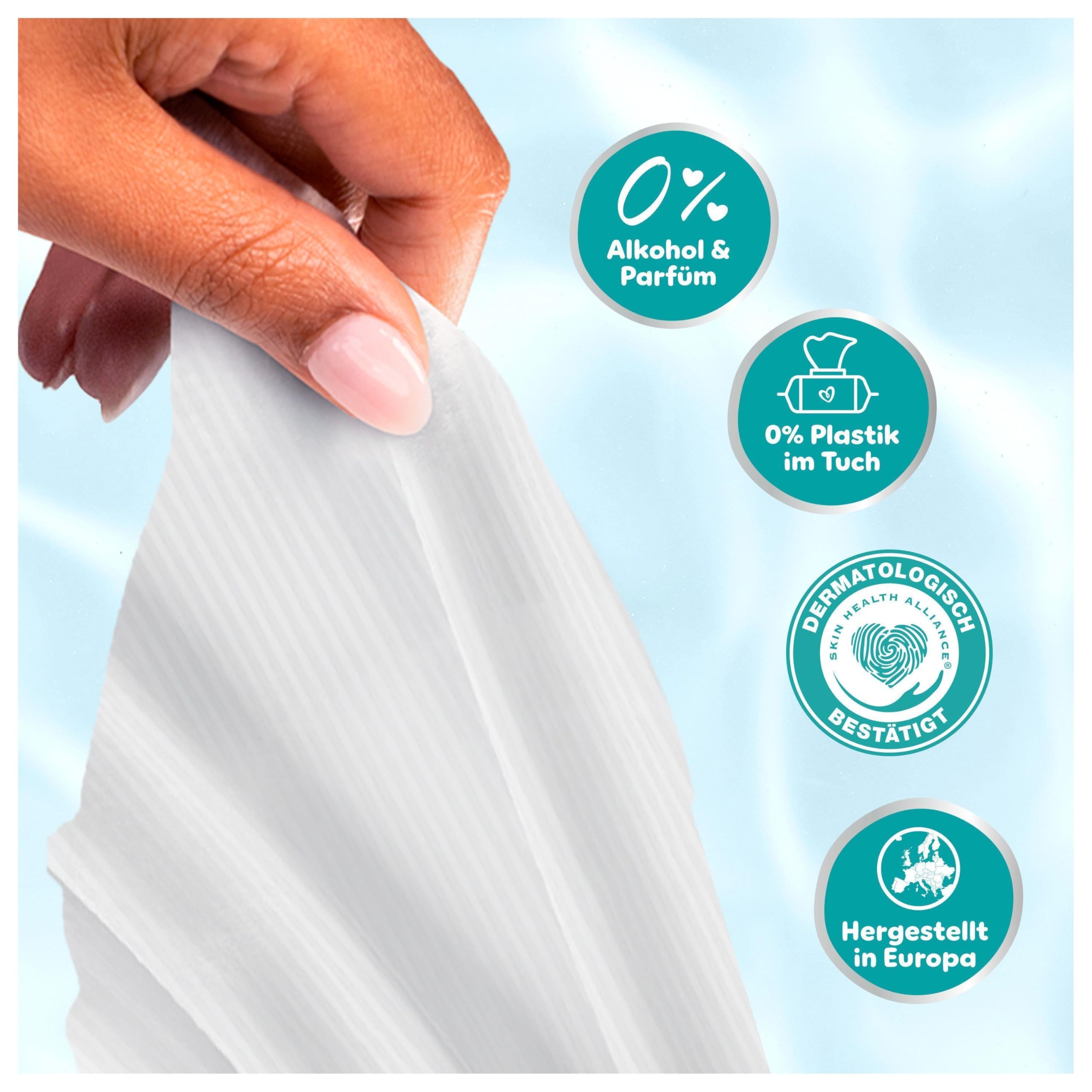 Pampers 99% Water Feuchttücher (1080 Stk.) – 18x60 | Jahresvorrat