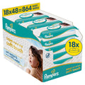 Pampers Aqua Soft Touch Feuchttücher (864 Stk.) – 18x48 | 99% Wasser