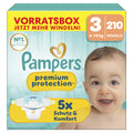 Pampers Premium Protection Gr. 3 (210 Stk.) – 6-10 kg | Riesenpack