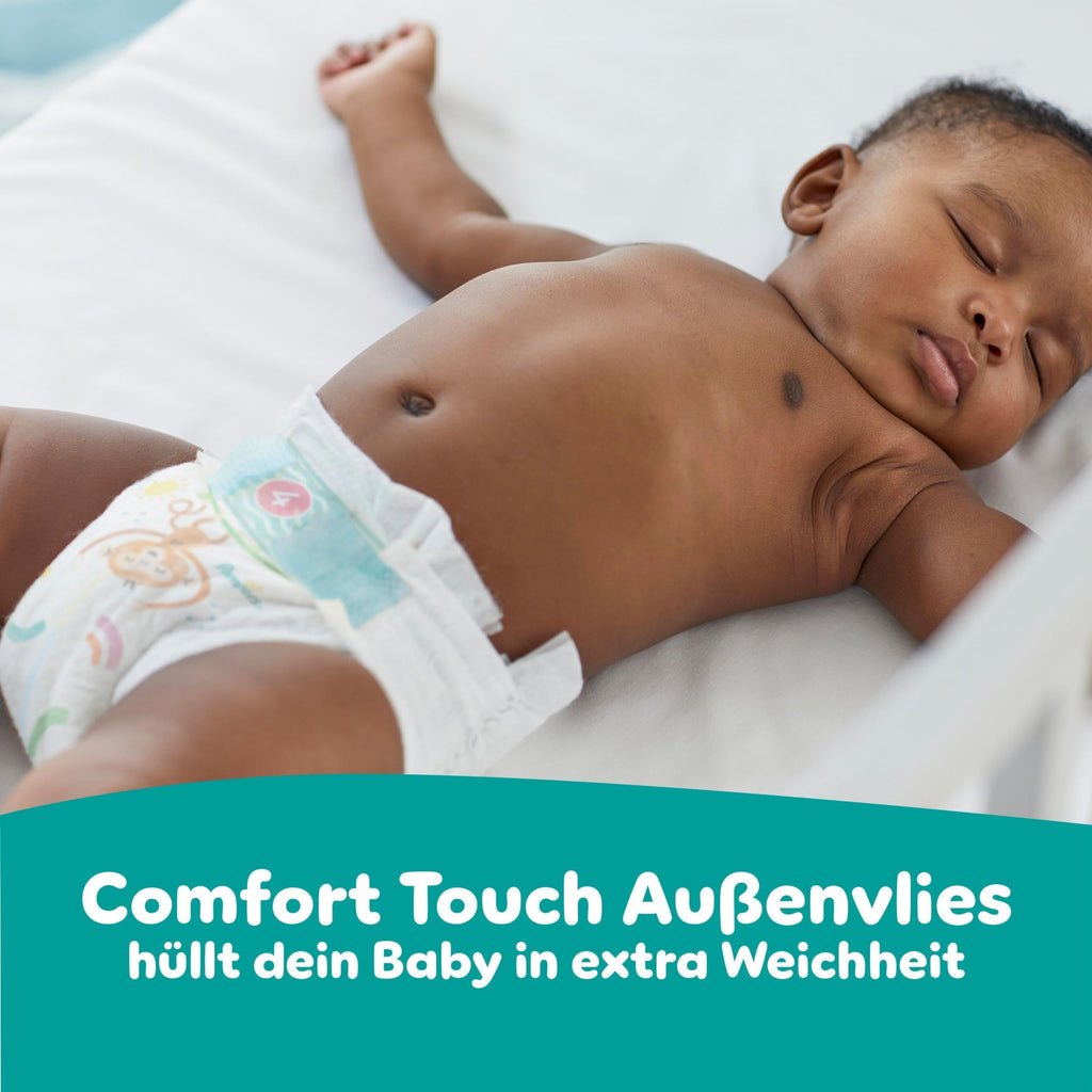 Pampers Premium Protection Größe 3, 222 Windeln (6-10 kg) – Jahresvorrat