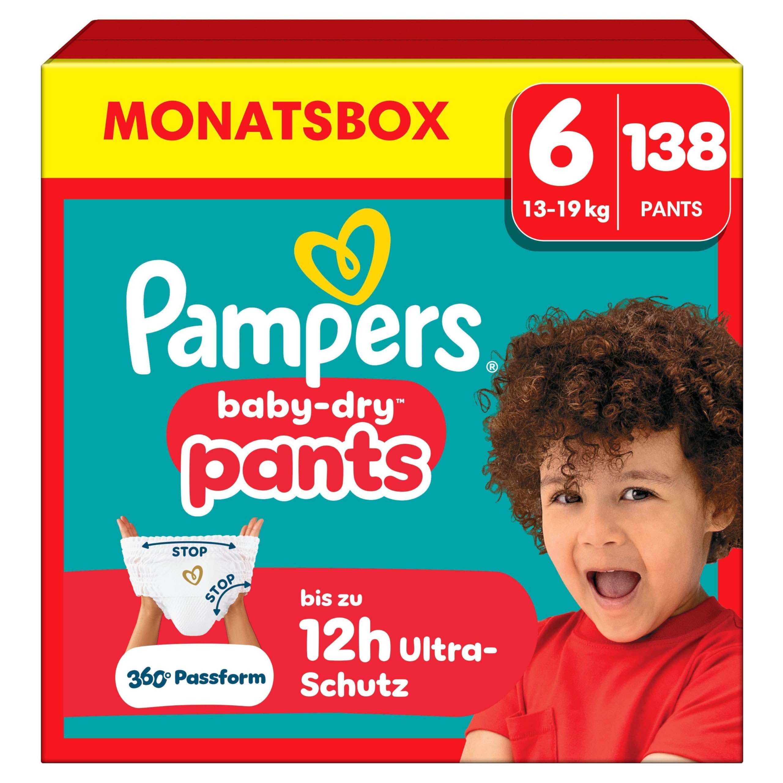 Pampers Baby-Dry Pants Gr. 6 (138 Stk.) – 13-19 kg | Vorratspack