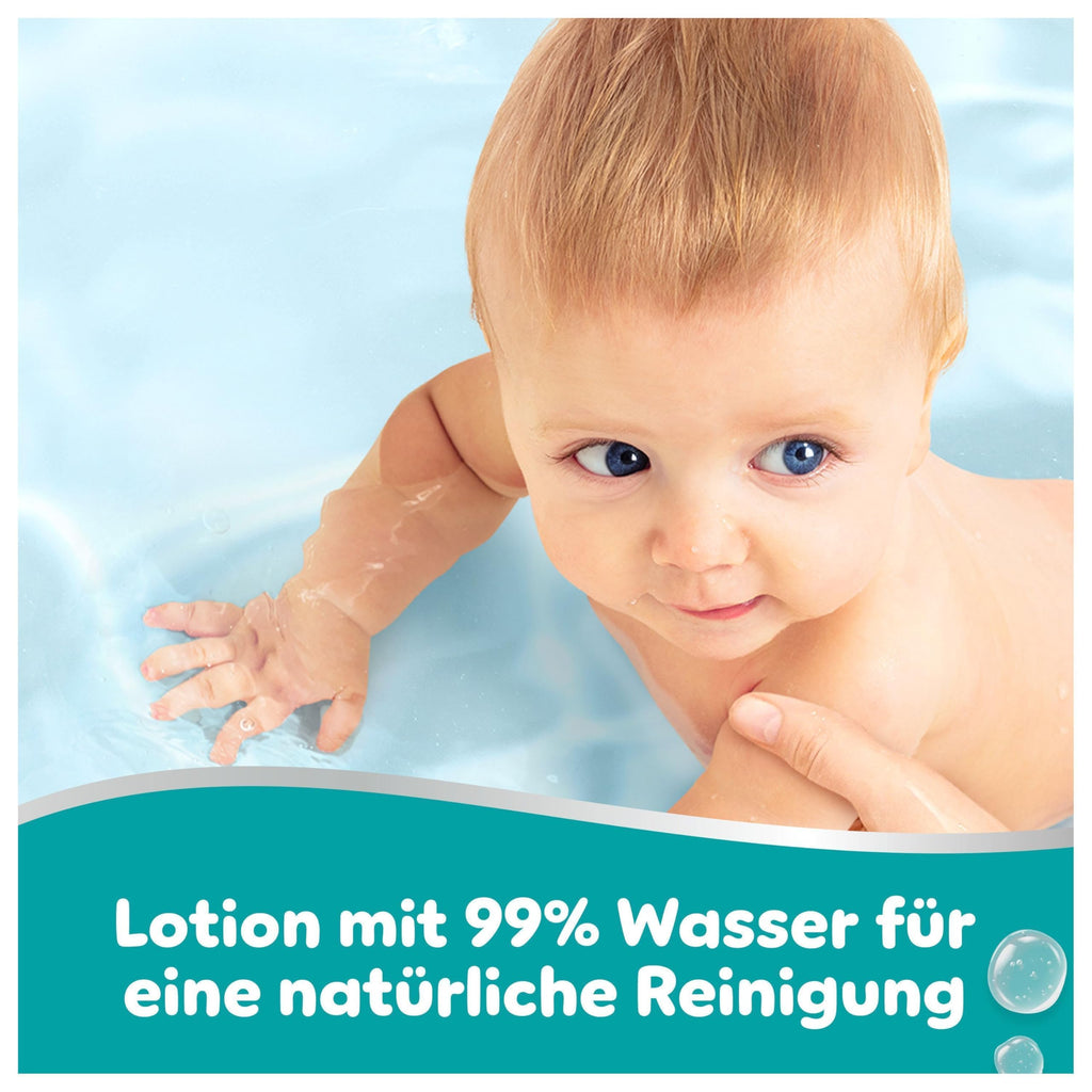 Pampers 99% Water Feuchttücher (1080 Stk.) – 18x60 | Jahresvorrat