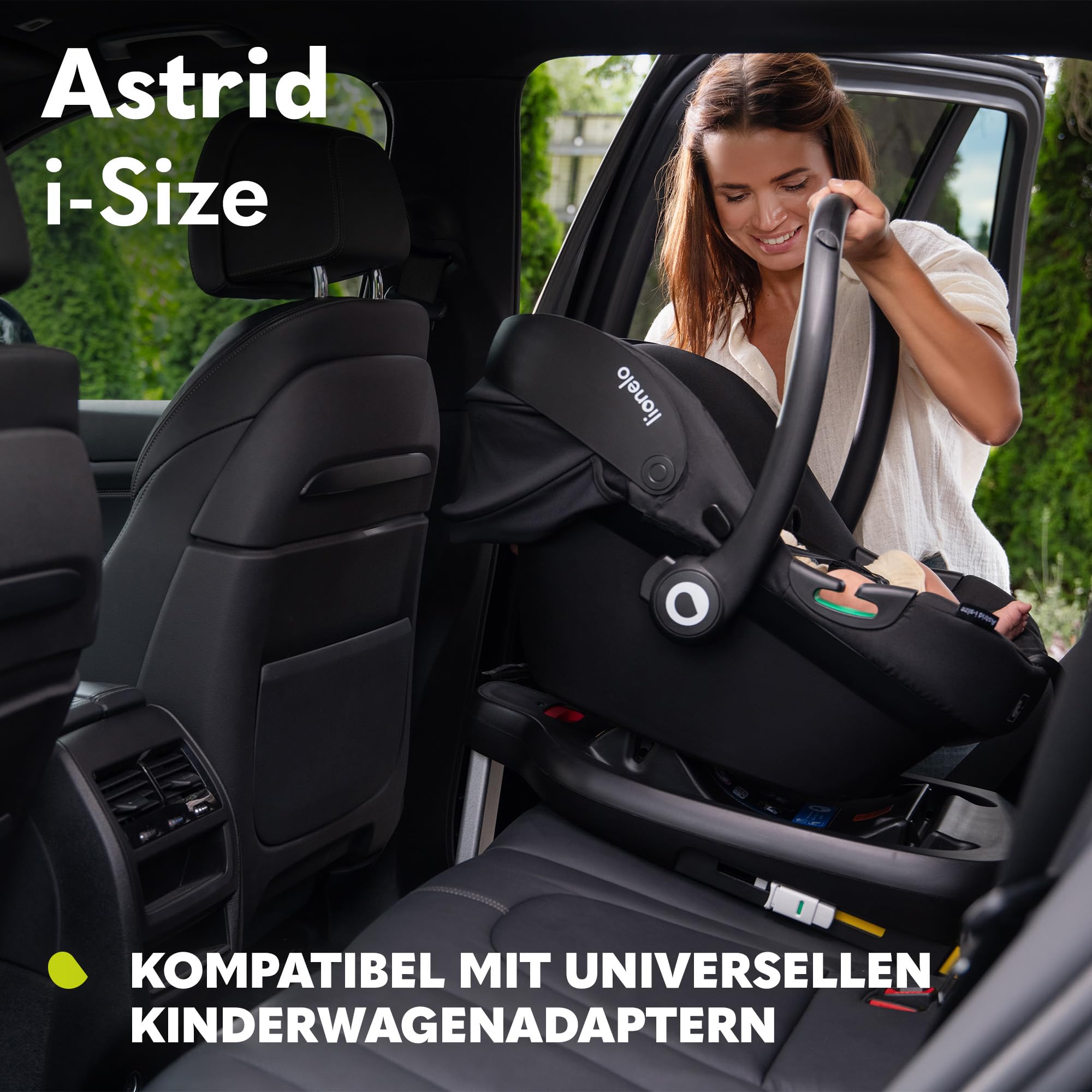 Lionelo ASTRID i-Size Babyschale | Reboarder mit Dri-Seat & Seitenschutz (40–87 cm)