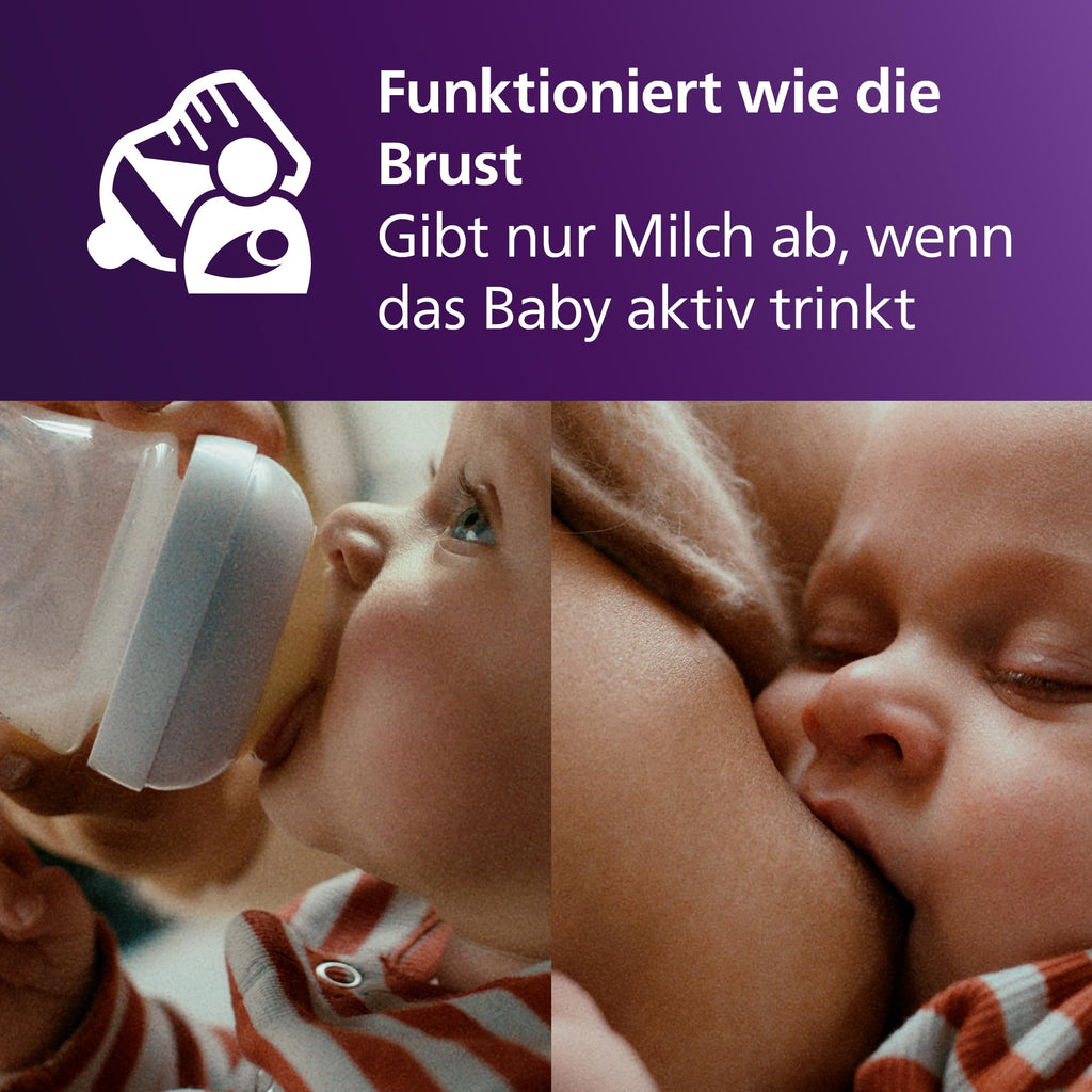 Philips AVENT Babyflaschen Geschenkset mit AirFree Ventil | 4-teilig & BPA-frei | 0-12 Monate