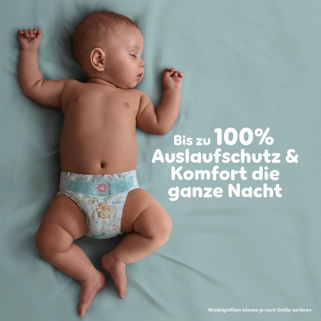 Pampers Premium Protection Größe 3, 222 Windeln (6-10 kg) – Jahresvorrat