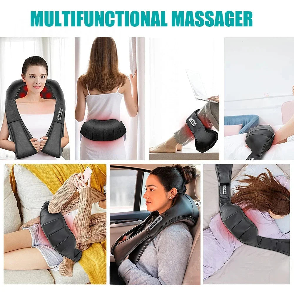 Shiatsu Rücken-, Schulter- und Nackenmassagegerät