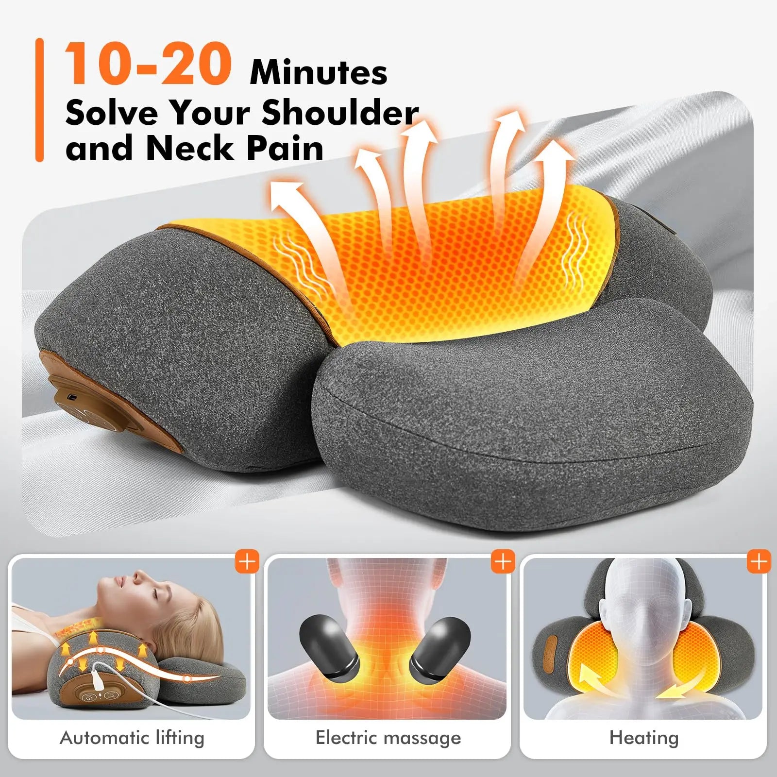3-in-1 Nackenmassagekissen