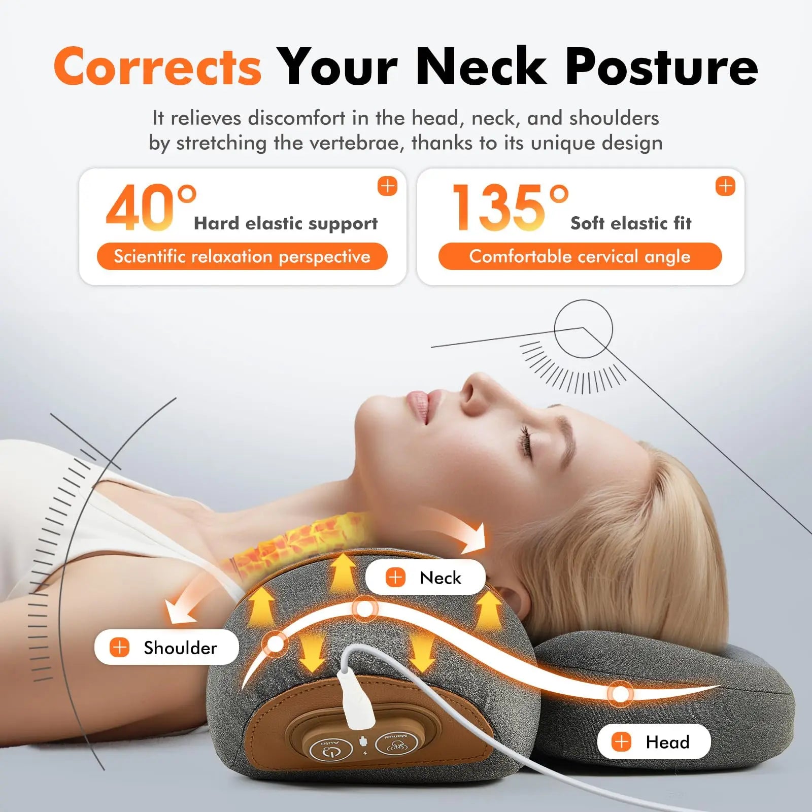 3-in-1 Nackenmassagekissen