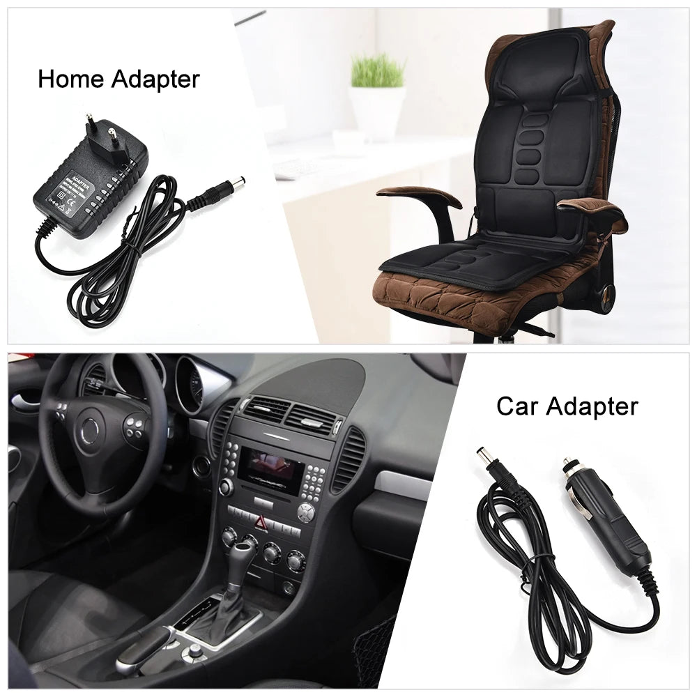 Massagematte mit Vibration für Rücken und Nacken