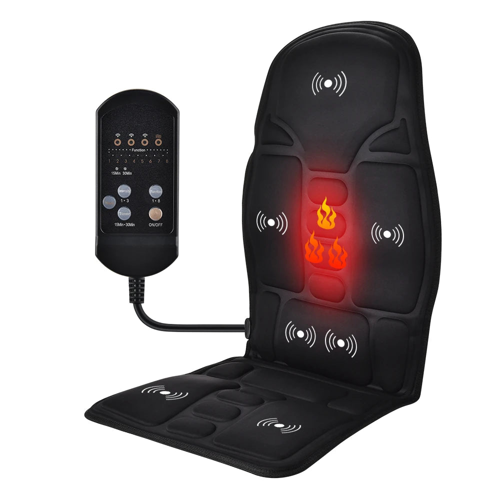 Massagematte mit Vibration für Rücken und Nacken