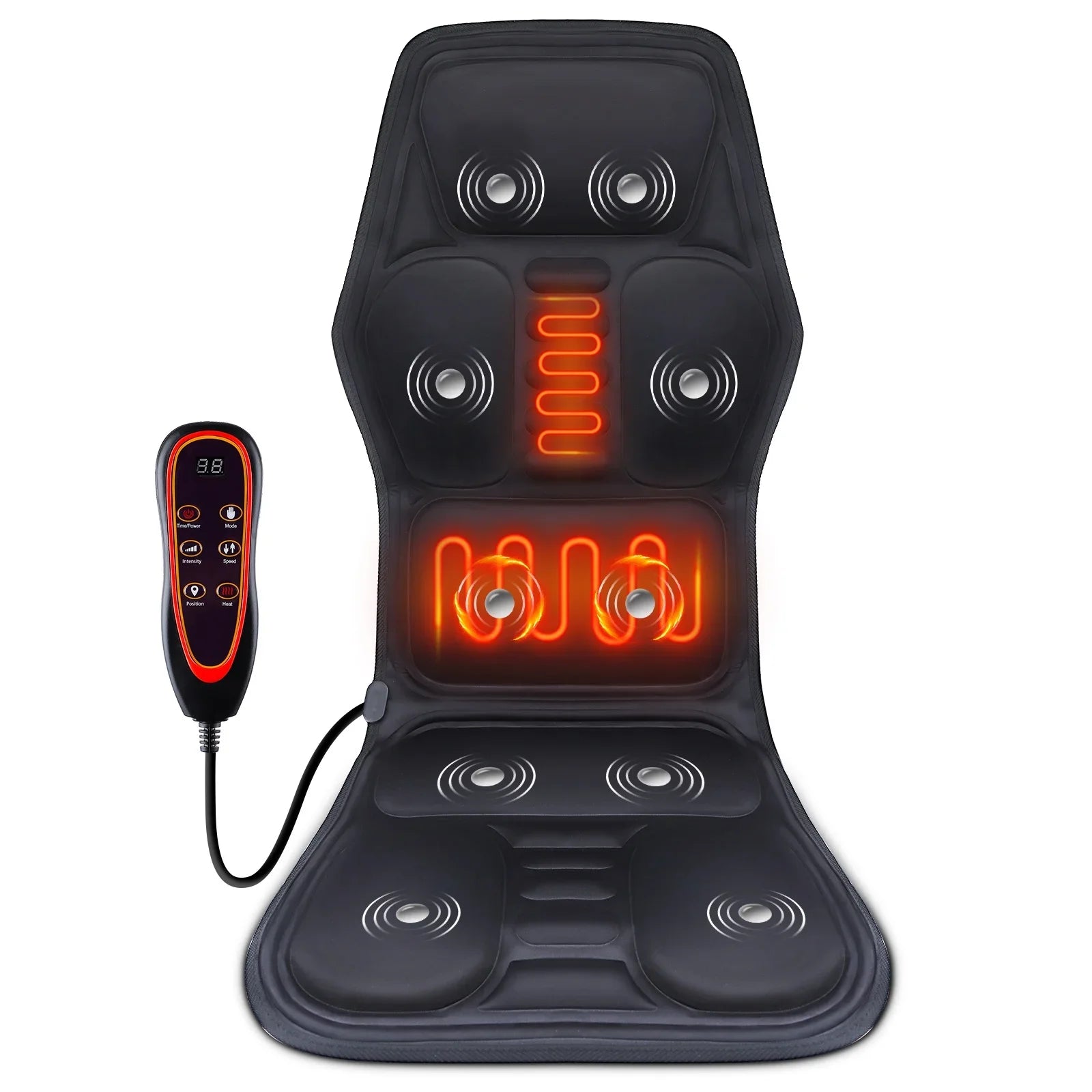 Massagesitzauflage mit Wärmefunktion